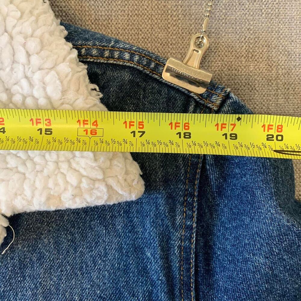 Vintage 70s Levi's Sherpa Trucker denim Jacket San Francisco - Picture 6 of 8